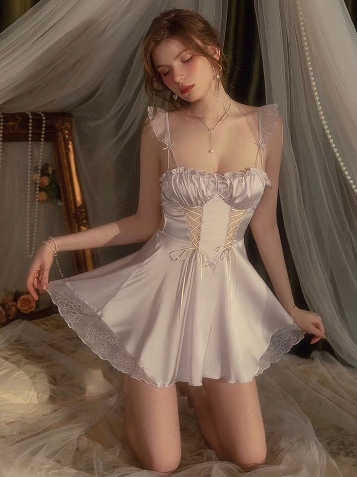 Abigail Lovey Cute Babydoll - Lavender  Lumiere 18 Sexy Lingerie and  Sleepwear – Lumiere 18 Lingerie
