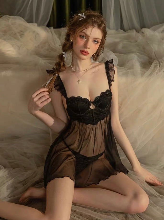 cute and sexy sleepwear sleep dress for romantic night
