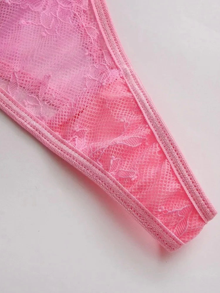 Lumiere 18 Riley Pink Lingerie Set