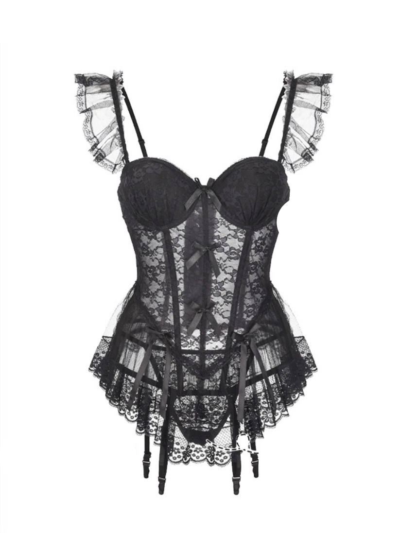 sexy black corset for petite sizing