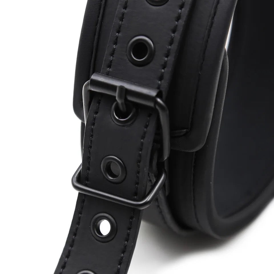 sexy lingerie accessories black leather choker