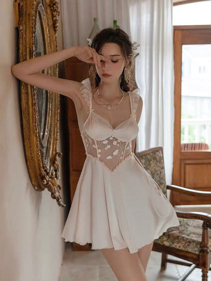 sexy soft babydoll in peach colour